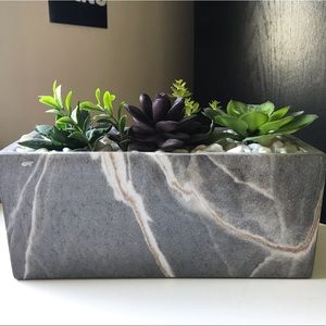 🌿Marble plant holder🌱